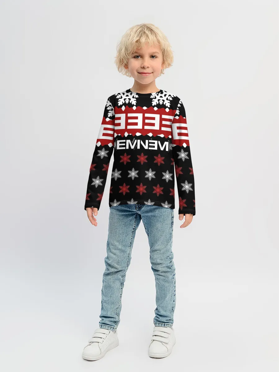 Детский лонгслив / Праздничный Eminem