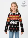 Детский лонгслив / Праздничный Face