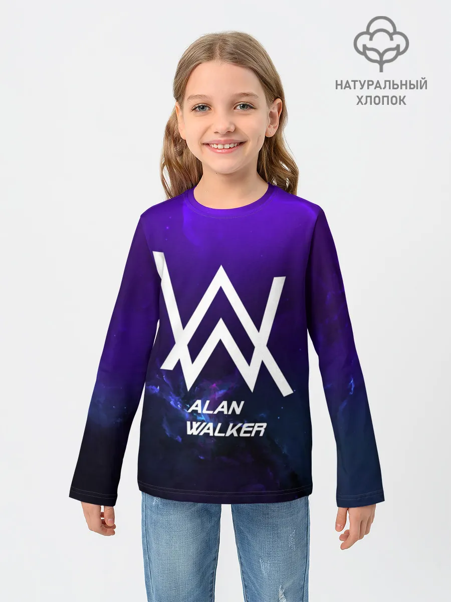 Детский лонгслив / Alan Walker SPACE COLLECTION