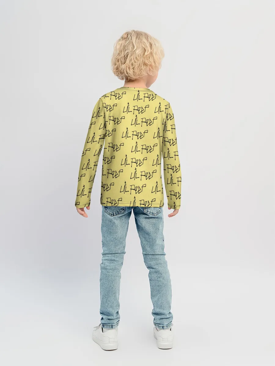 Детский лонгслив / LiL PEEP Pattern