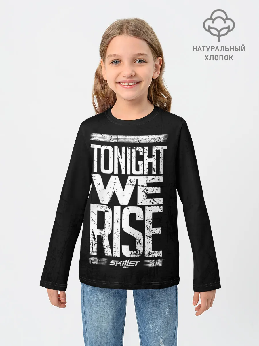 Детский лонгслив / We Rise