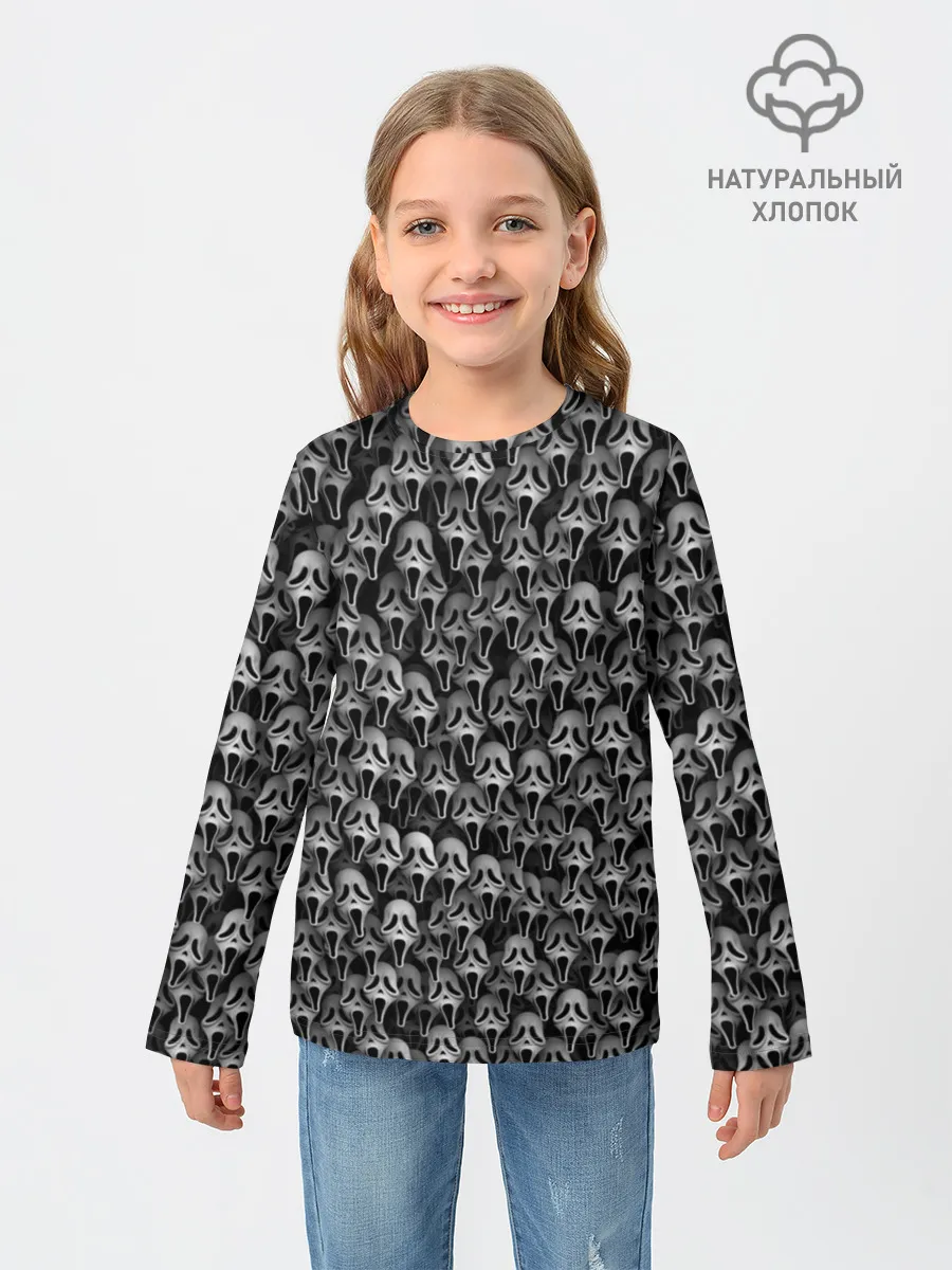 Детский лонгслив / Крик