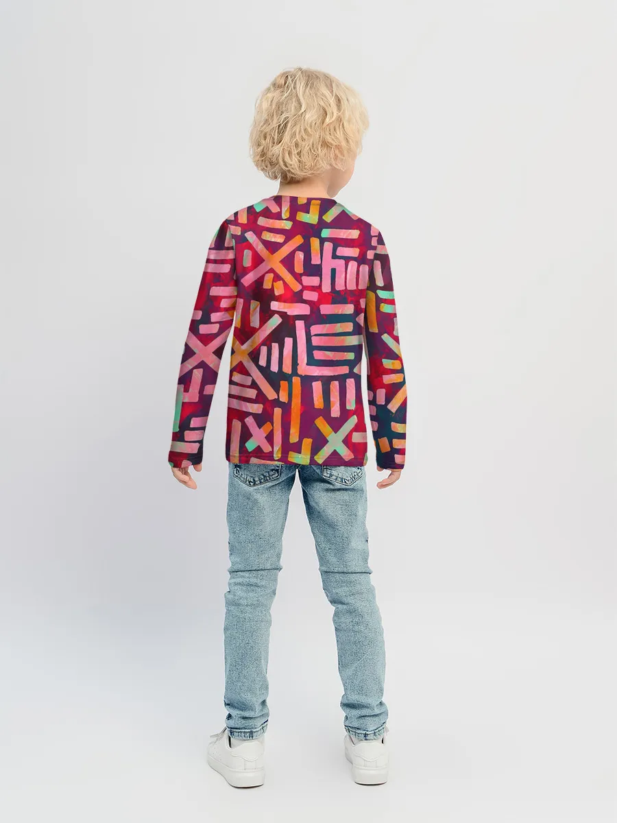 Детский лонгслив / Geometry