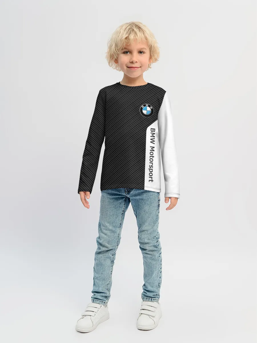 Детский лонгслив / BMW CARBON | БМВ КАРБОН