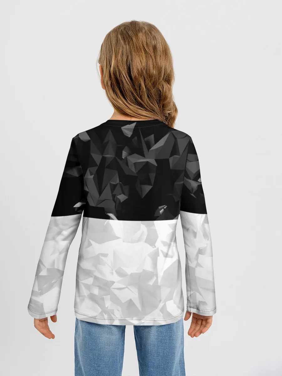 Детский лонгслив / BITCOIN Black Collection