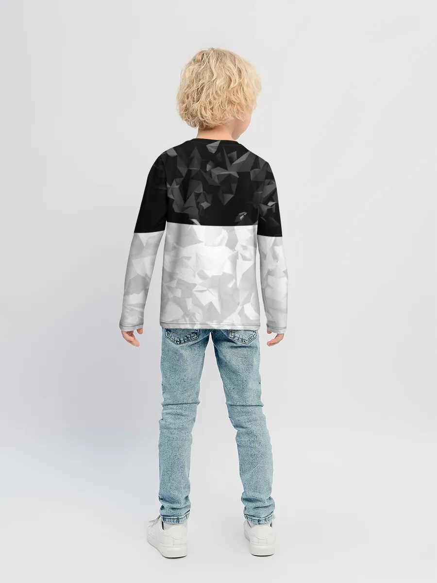 Детский лонгслив / BITCOIN Black Collection