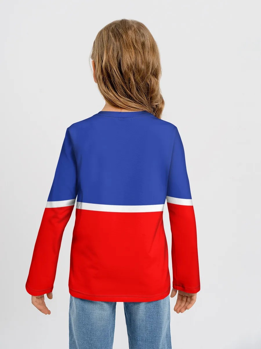 Детский лонгслив / Хоккеист Андрей