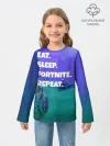 Детский лонгслив / Fortnite Repeat