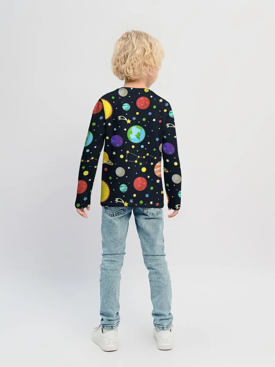 Детский лонгслив / Солнечная система