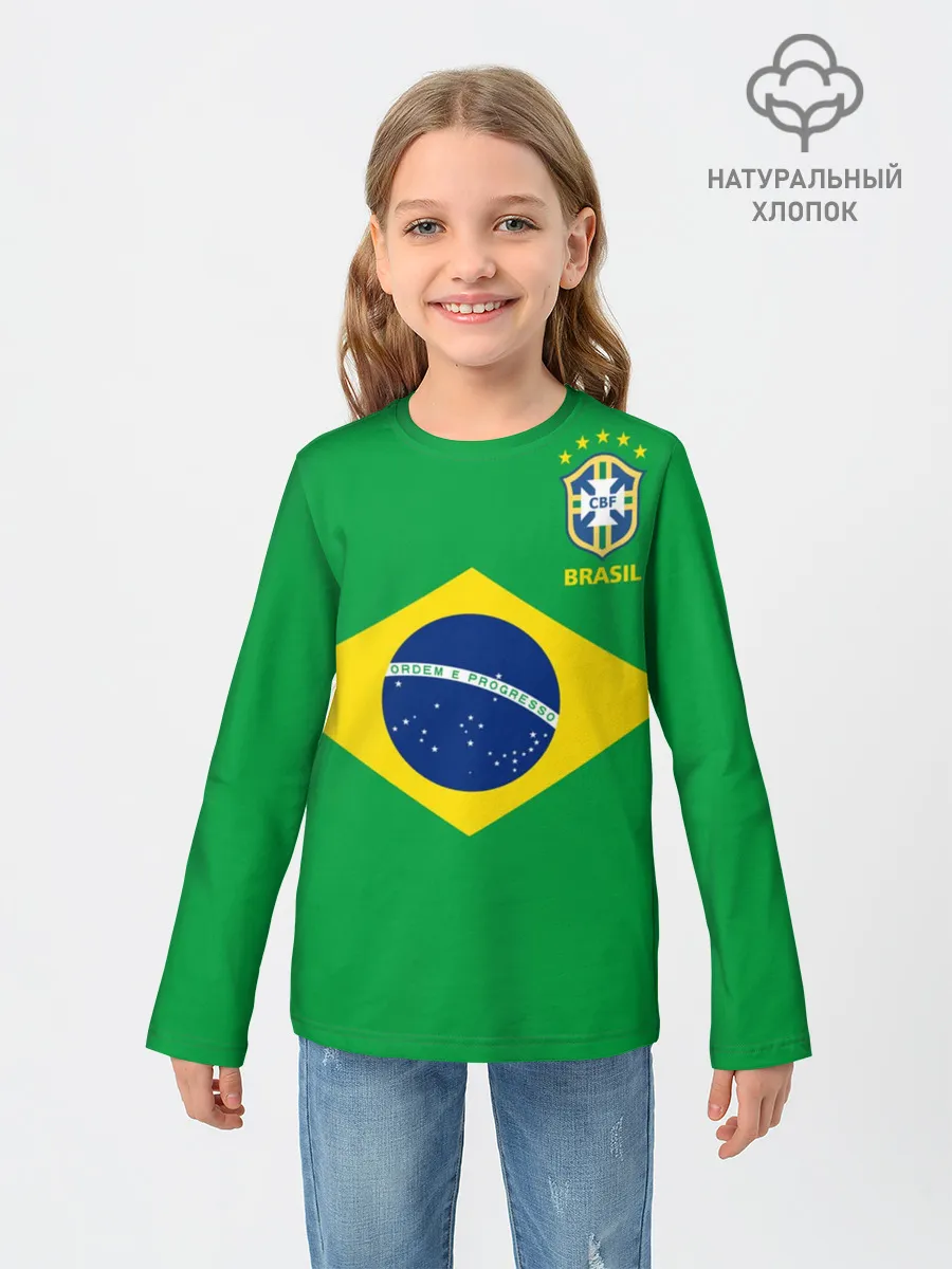 Детский лонгслив / Бразилия, форма