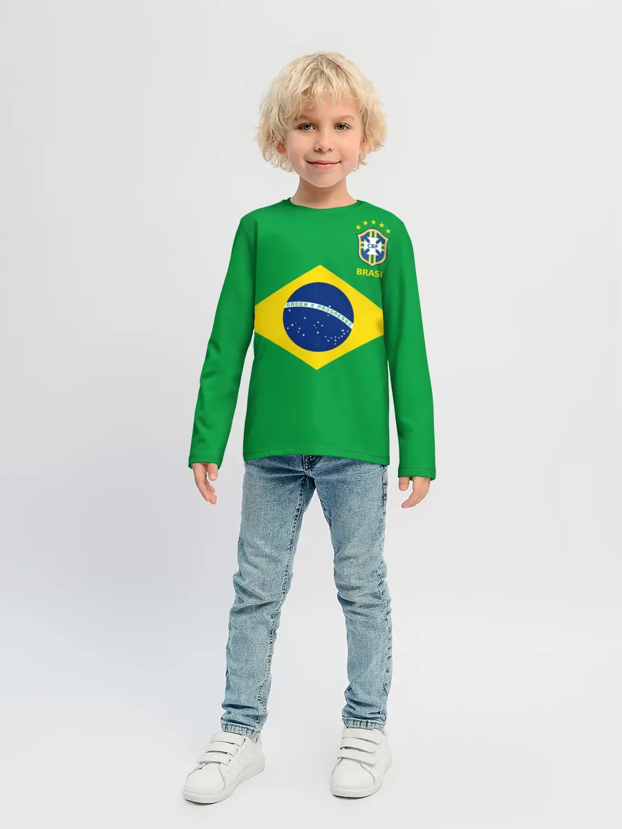 Детский лонгслив / Бразилия, форма