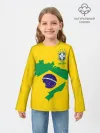 Детский лонгслив / Бразилия, форма