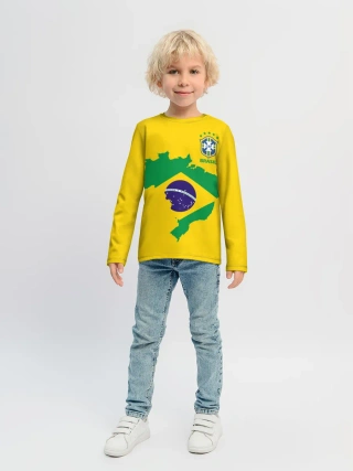 Детский лонгслив / Бразилия, форма