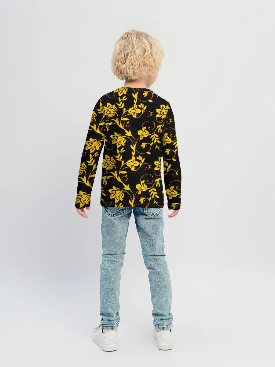 Детский лонгслив / Nirvana узоры