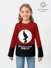 Детский лонгслив / Красно-черный флаг HU