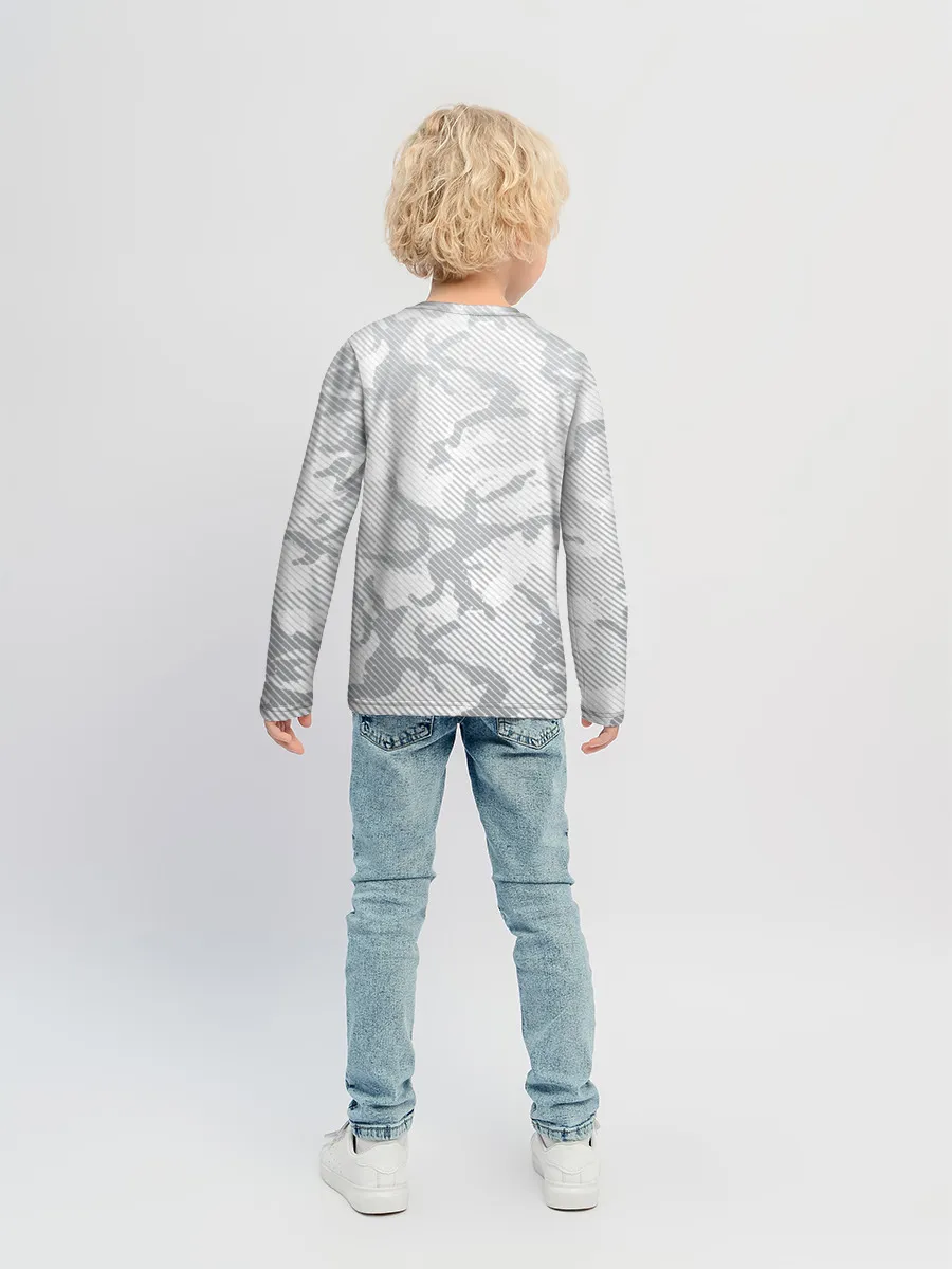 Детский лонгслив / Lite Camouflage Lines