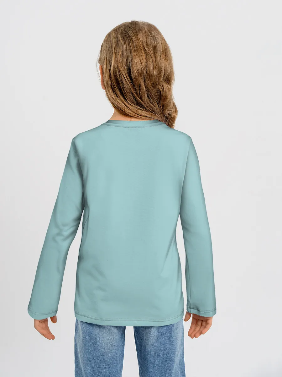 Детский лонгслив / Лисичка минималистичная