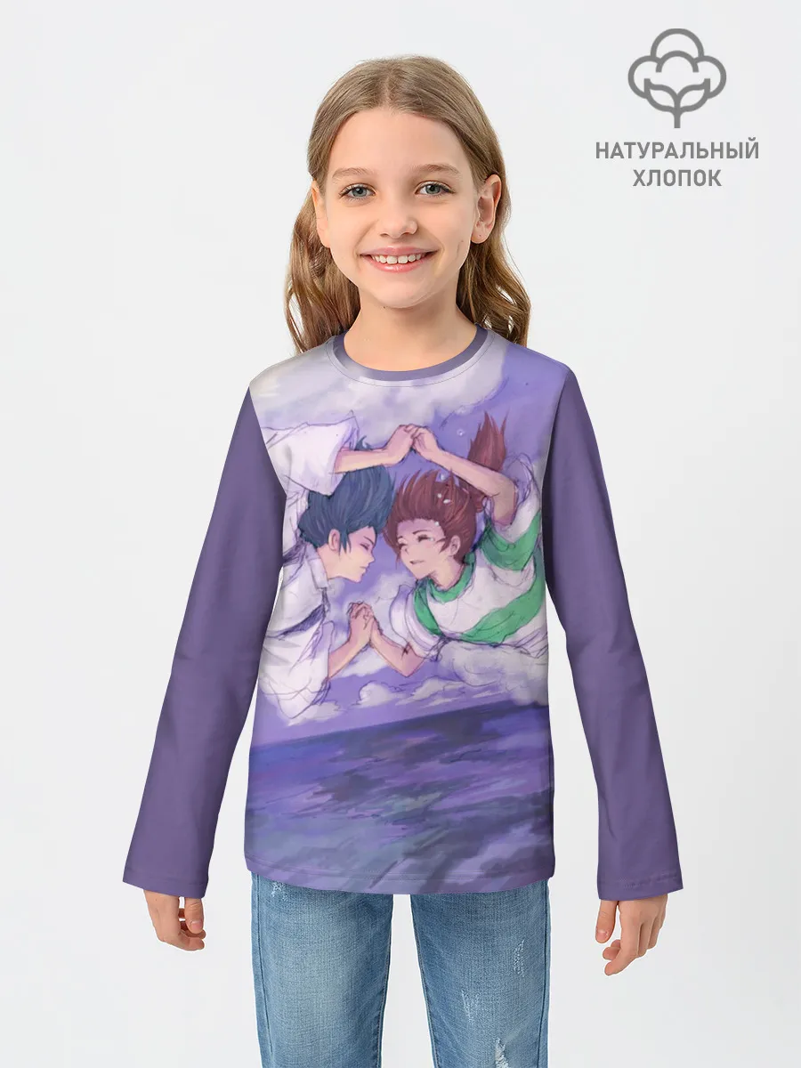Детский лонгслив / Хаку и Тихиро _2