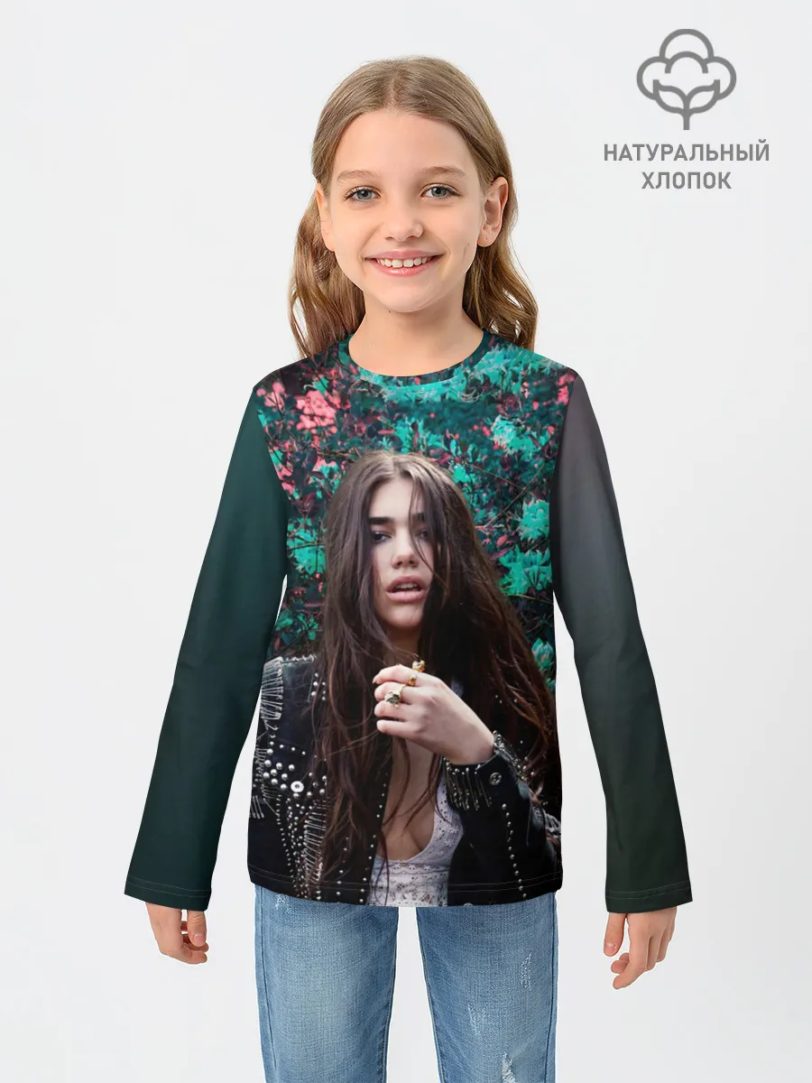 Детский лонгслив / Dua Lipa