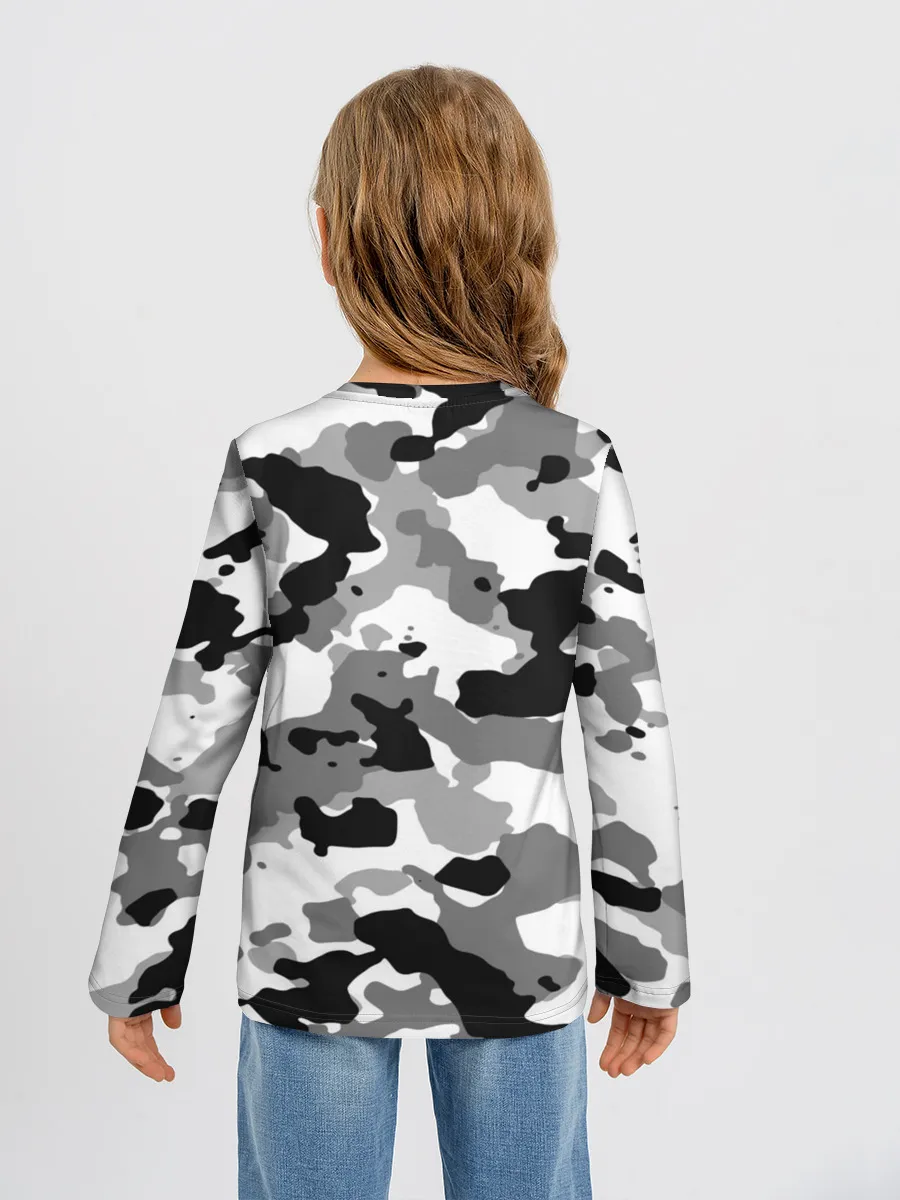 Детский лонгслив / FC Juventus Camouflage