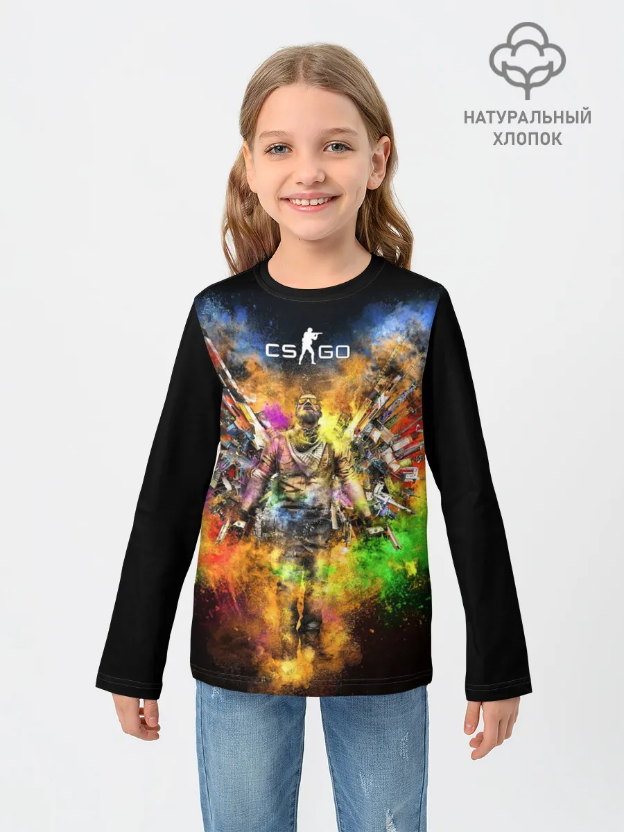 Детский лонгслив / CS GO