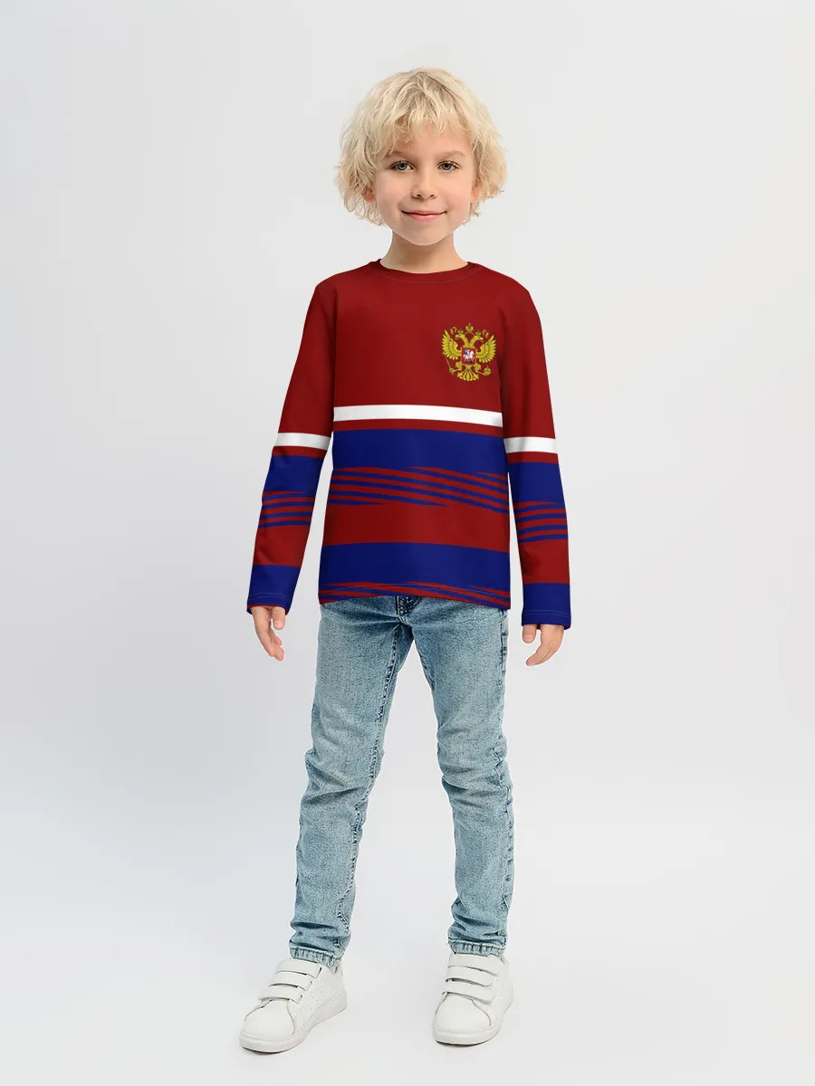 Детский лонгслив / Герб РФ