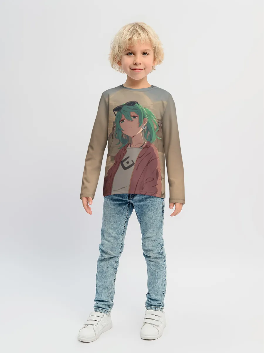 Детский лонгслив / Мику Хатсуне. ВОКАЛОИД