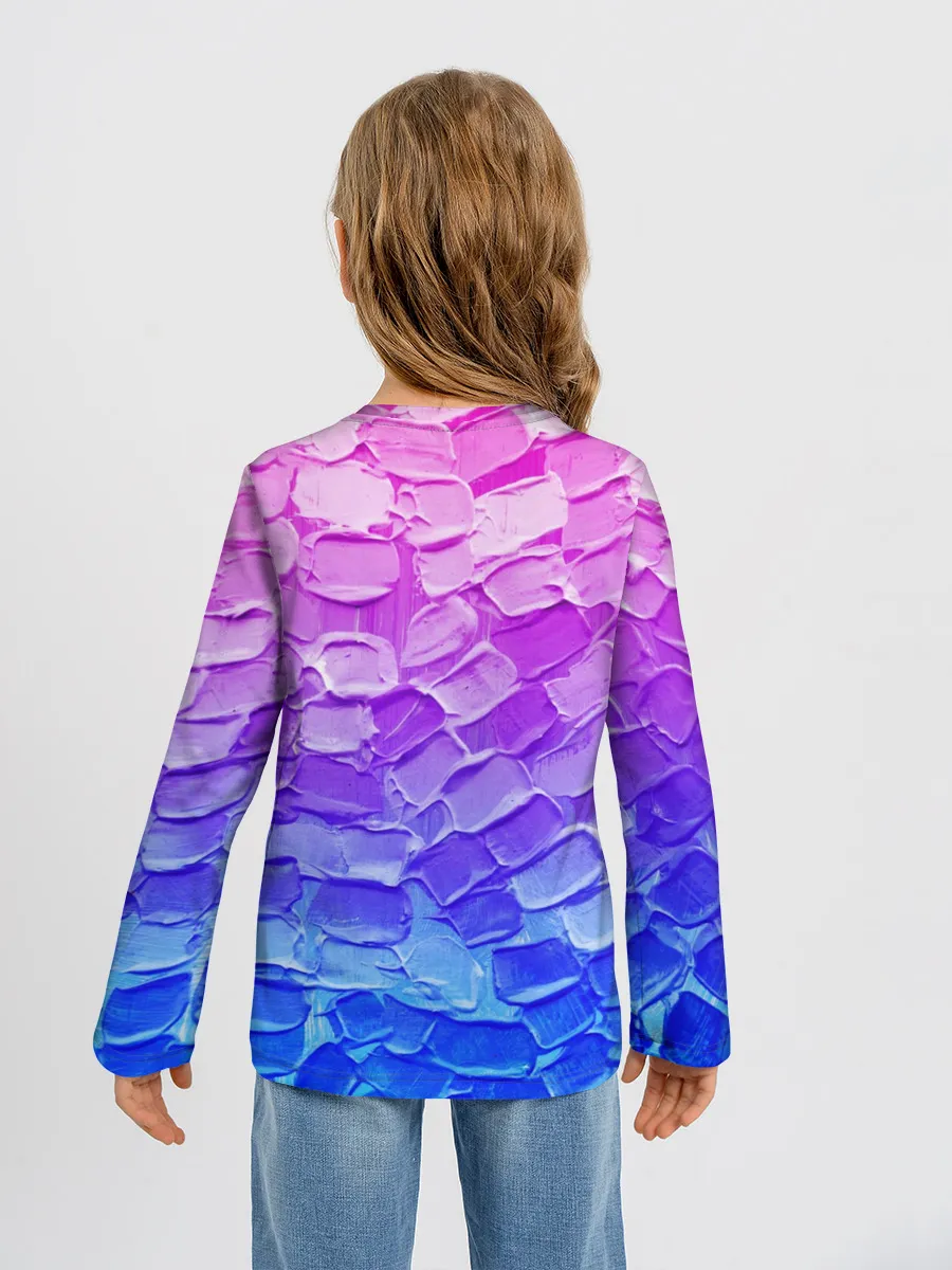 Детский лонгслив / Необычные краски