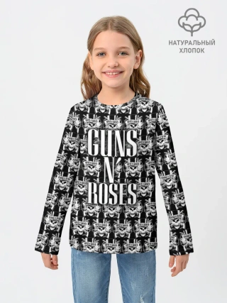 Детский лонгслив / Guns n roses