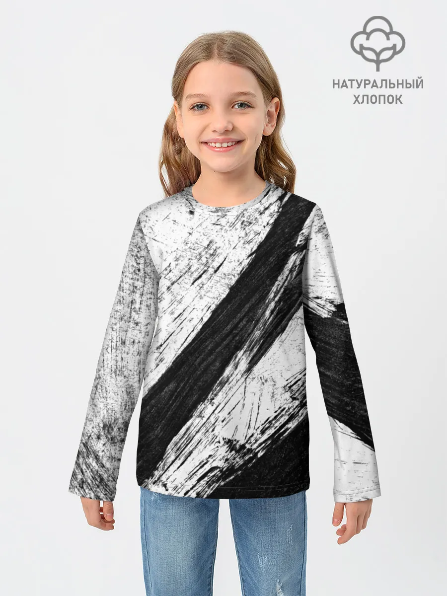 Детский лонгслив / просто краски