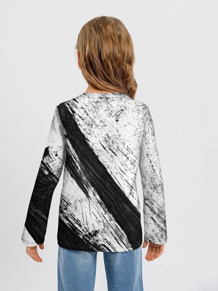 Детский лонгслив / просто краски