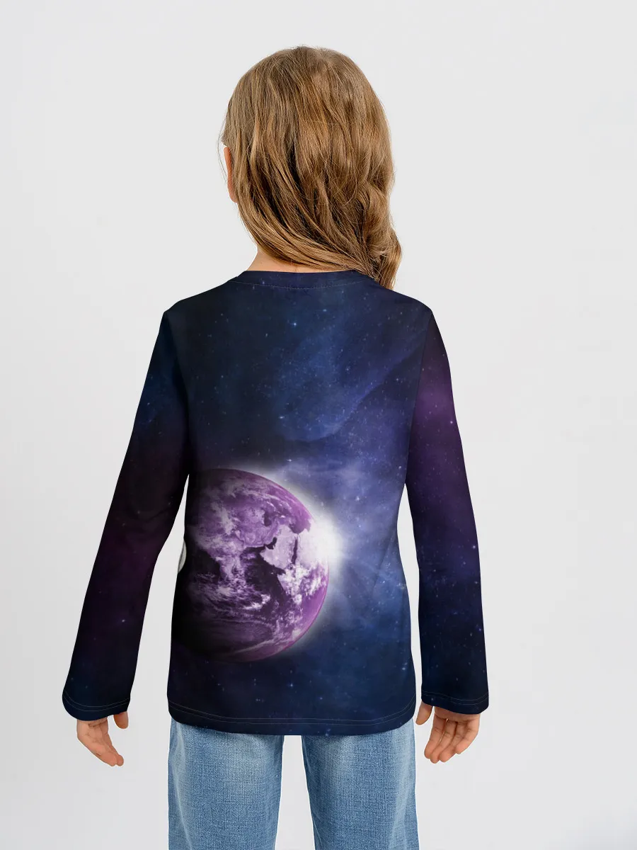 Детский лонгслив / На земле с 1976