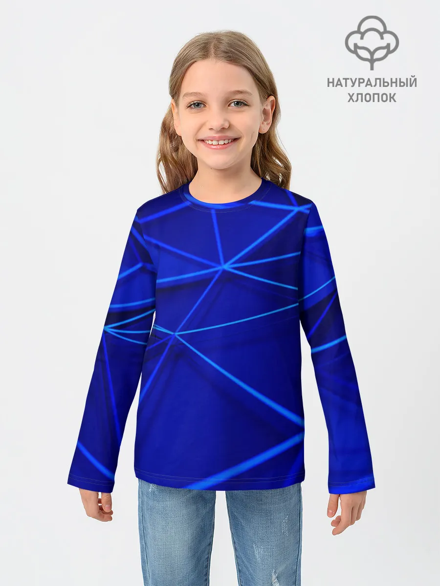 Детский лонгслив / delta abstraction