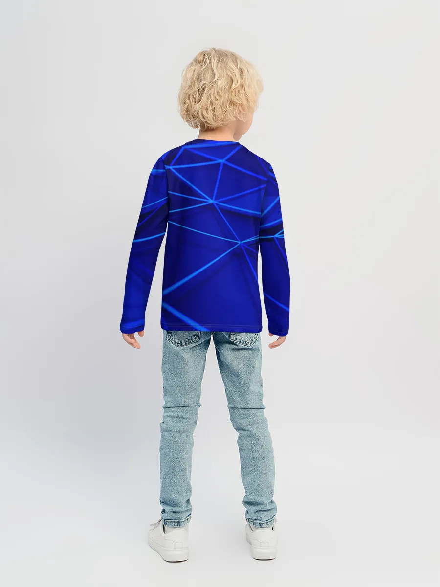 Детский лонгслив / delta abstraction