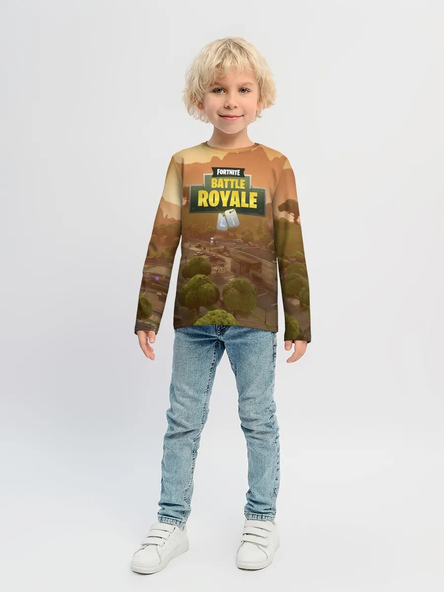 Детский лонгслив / Fortnite Battle Royale