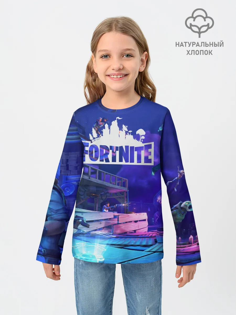 Детский лонгслив / Fortnite