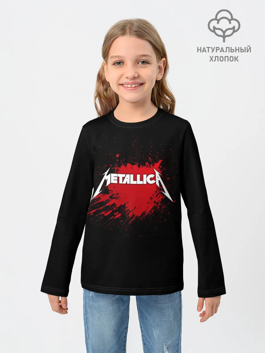 Детский лонгслив / Metallica