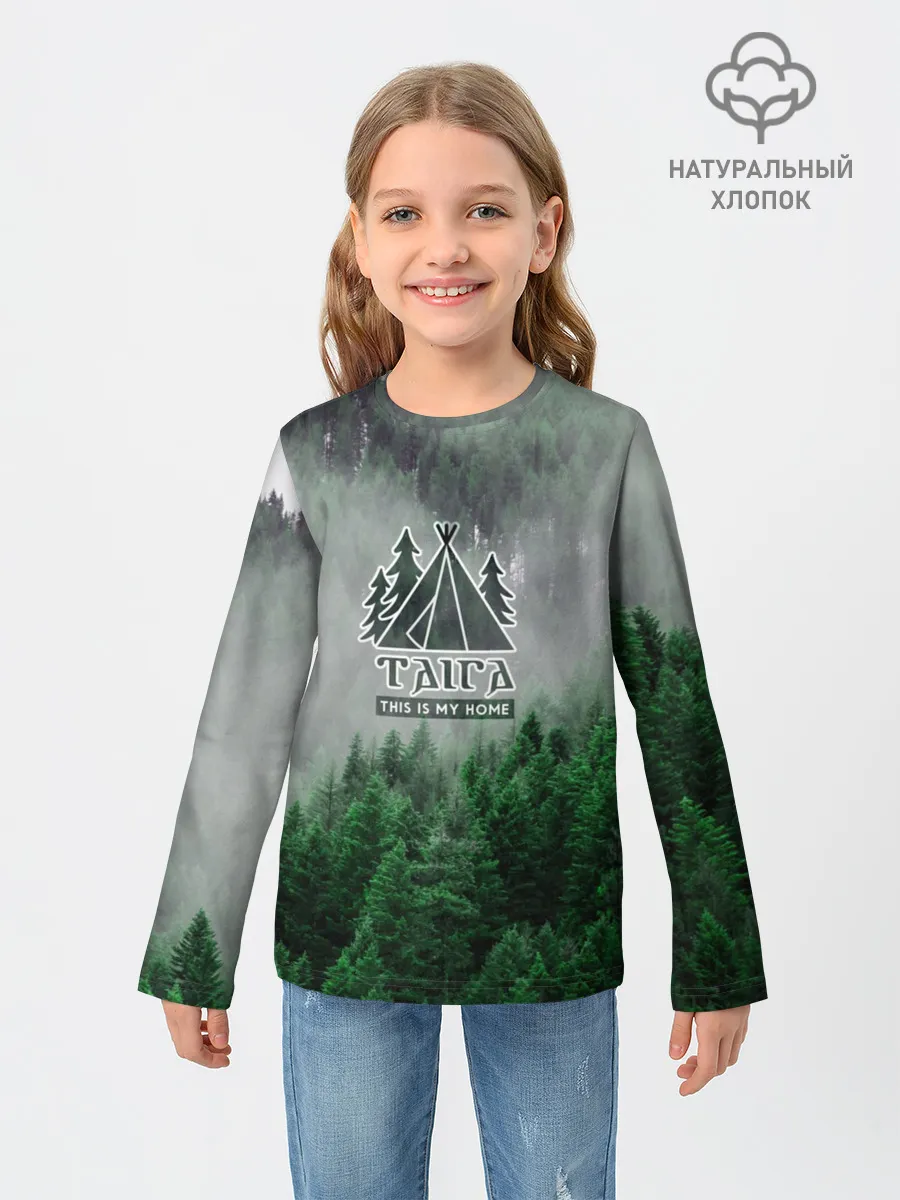 Детский лонгслив / Сибирь