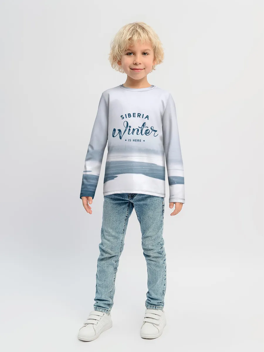 Детский лонгслив / Сибирь