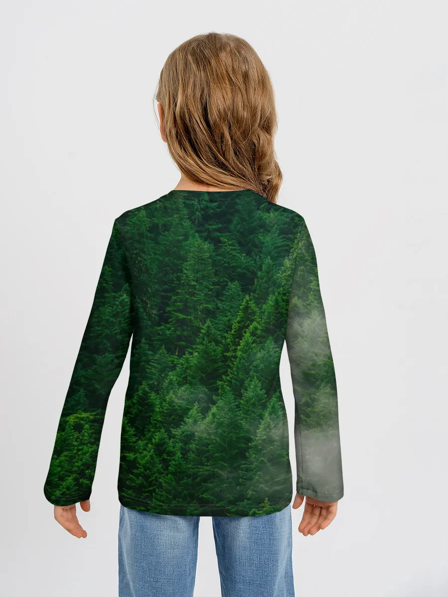 Детский лонгслив / Сибирь