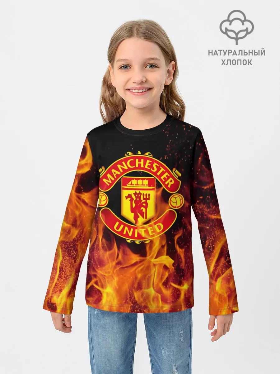 Детский лонгслив / FC Manchester United