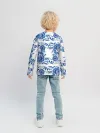 Детский лонгслив / Гжель