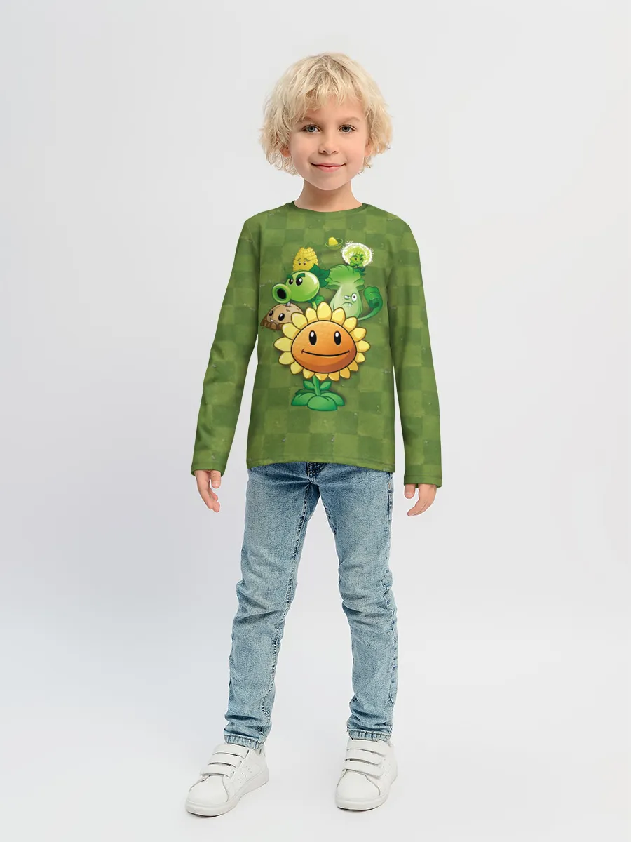 Детский лонгслив / Plants vs Zombies