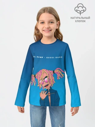 Детский лонгслив / Lil Pump Gucci Gang