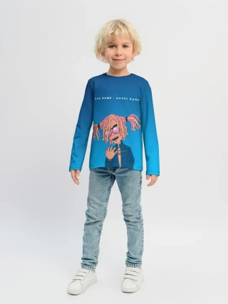 Детский лонгслив / Lil Pump Gucci Gang