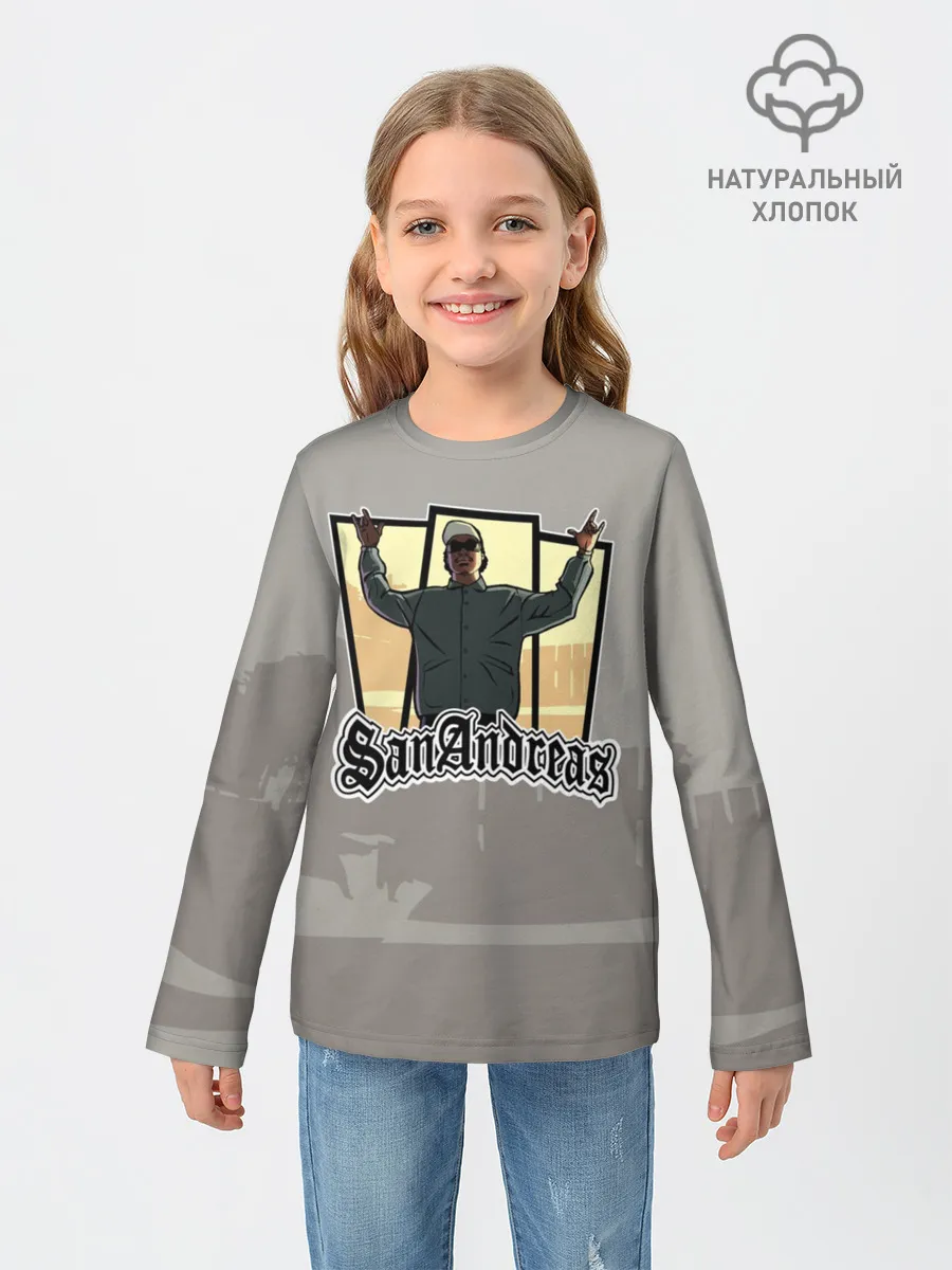 Детский лонгслив / GTA SA - Райдер v2