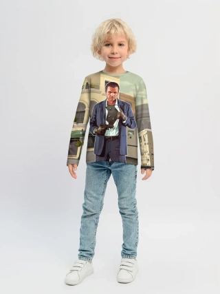 Детский лонгслив / GTA V - Майкл