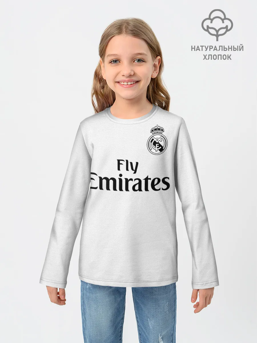 Детский лонгслив / Криштиану Роналду Форма 18/19