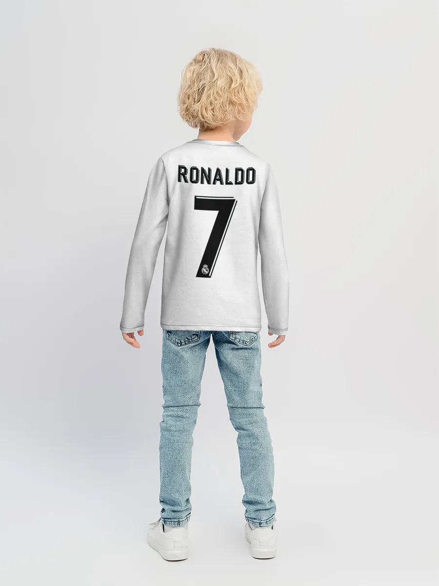 Детский лонгслив / Криштиану Роналду Форма 18/19