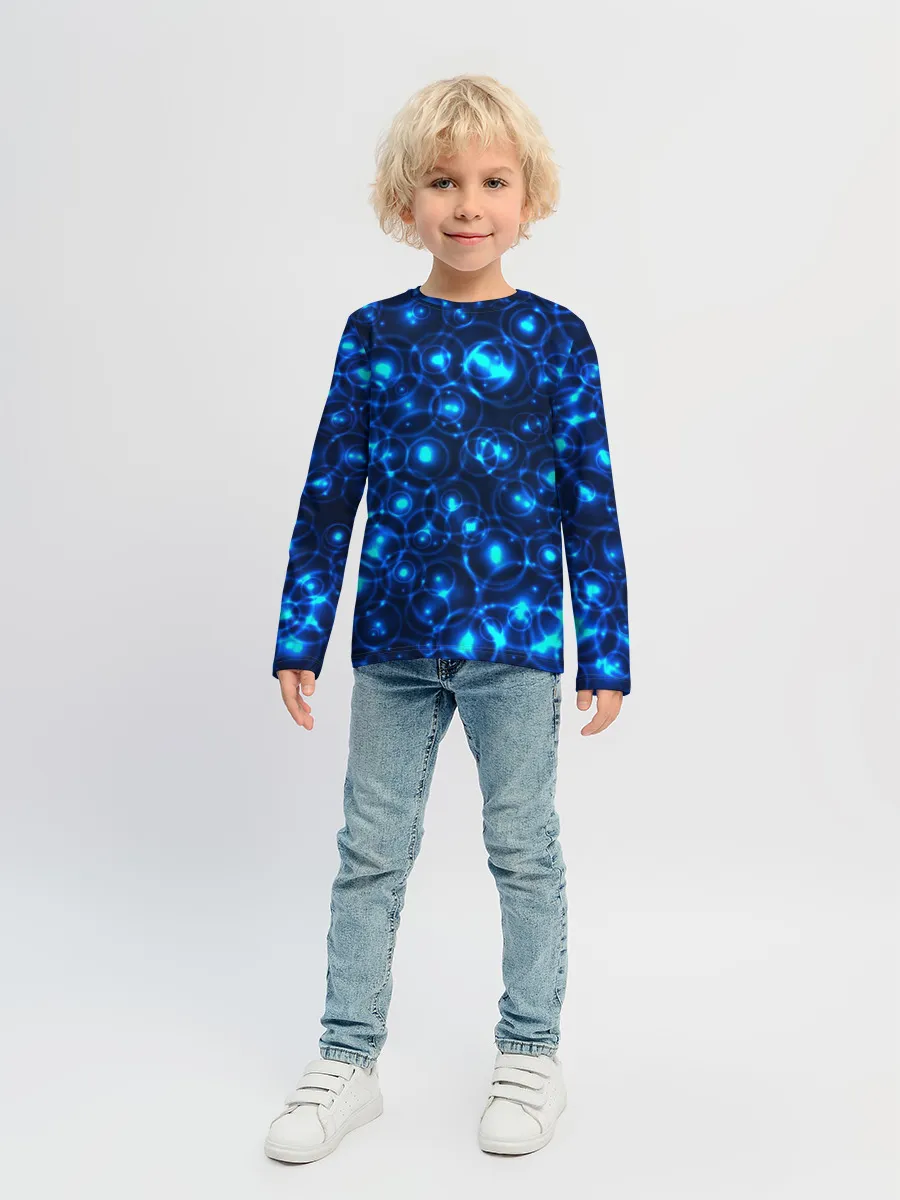 Детский лонгслив / Пузырчатый абстракт